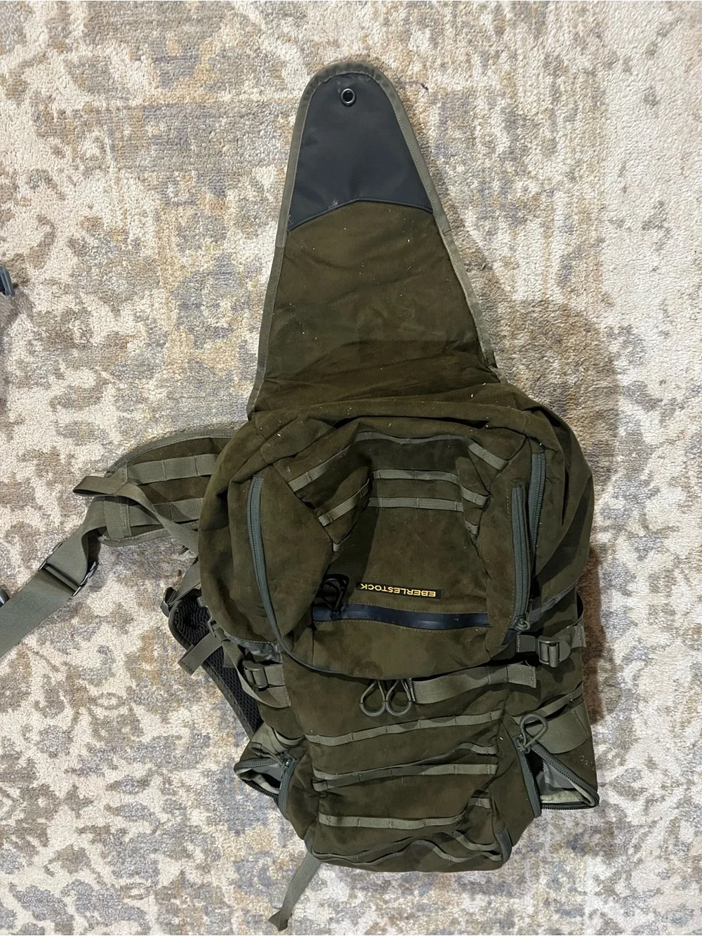 Eberlestock X1 Euro Rifle Back Scabbard Green Hunting Pack